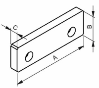 Schraubstock-Backe Fresmak ARNOLD standard, glatt,...