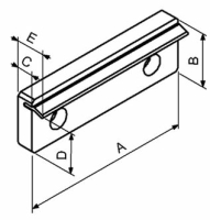 Schraubstock-Niederzugbacke Fresmak ARNOLD standard,...