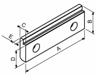 Schraubstock-Stufenbacke Fresmak ARNOLD standard,...