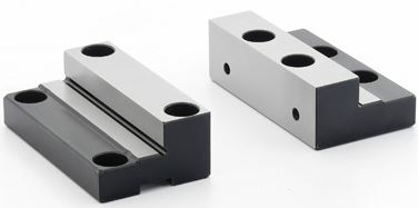 Schraubstock-Stufenbacken-Satz Fresmak ARNOLD MB2, glatt, geh&auml;rtet, 125-160 mm