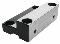 Schraubstock-Stufenbacke Fresmak ARNOLD MB2, feste Seite, glatt, geh&auml;rtet, 125-160 mm