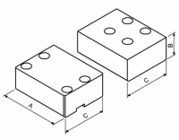 Schraubstock-Backe Fresmak ARNOLD MB2, bewegliche Seite,...