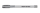 Maschinengewindebohrer G (BSP), HSS-E V3, vaporisiert, DIN 5156, DIN ISO 228, Form B,