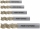 VHM HPC Schaftfr&auml;ser Set 6,0 - 16,0 mm, Typ AL, Z3, 44&deg;, EF,