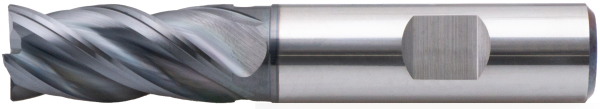 VHM HPC Schaftfr&auml;ser 8,0 mm, Typ UNI, Z4, 37&deg;, EF, HB