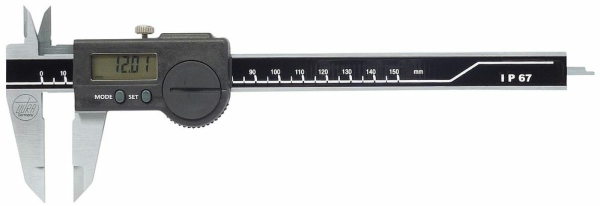 Digital-Taschenmessschieber IP67 mit Sylvac System, Tiefenma&szlig; eckig und Datenausgang