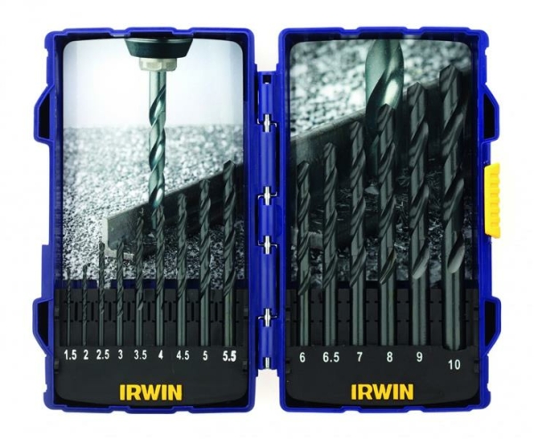 IRWIN HSS Pro Bohrer Set 15-tlg. &Oslash; 1,5-10,0 mm, DIN 338