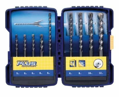 IRWIN SPEEDHAMMER SDS-Plus Bohrer Satz 9-tlg. &Oslash; 5/6/6/8 x 110 mm, 6/6/8/10/12 x 160 mm
