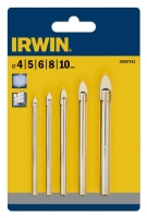 IRWIN Glas- und Fliesenbohrer Set 5-tlg. &Oslash;...