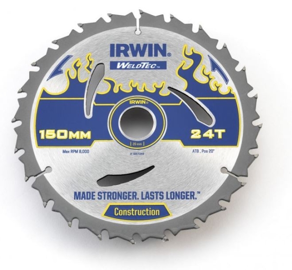 IRWIN Weldtec HM-Kreiss&auml;geblatt 165x2,4x30 mm, 18 Z&auml;hne ATB
