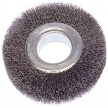 Rundb&uuml;rste 250x30-35x20 mm, Stahldraht gewellt 0,3 mm, Set 4