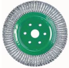 Pipeline-B&uuml;rste &Oslash; 125 mm, Bohrungs-&Oslash; 22,2 mm, Stahldraht rostfrei glatt 0,50 mm