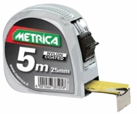 Rollmeter STANDFEST 8 Meter x 25 mm, ABS verchromt mit...