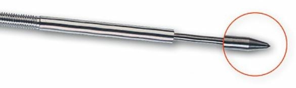 Hartmetall Ersatz-Spitze f&uuml;r 165 mm Rei&szlig;nadel