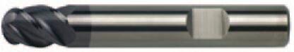 VHM Kugelfr&auml;ser kurz &Oslash; 6,00-20,00 mm, Z4, 45&deg; Drall, Alcrona Beschichtung, HB-Schaft
