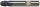 VHM Kugelfr&auml;ser kurz &Oslash; 6,00-20,00 mm, Z4, 45&deg; Drall, Alcrona Beschichtung, HB-Schaft