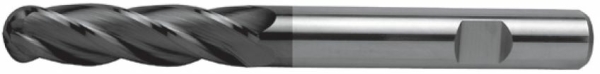 VHM Kugelfr&auml;ser extralang &Oslash; 3,00-20,00 mm, Z4, 30&deg; Drall, Alcrona Beschichtung, HB-Schaft
