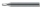 VHM Micro-Viertelkreisfr&auml;ser Radius 0,1 - 3,0 mm, Z2, L&auml;nge 50 mm