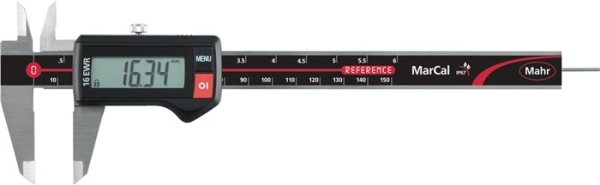 Mahr Digital-Messschieber MARCAL 16 EWR, 0-150 mm, IP67, Tiefenma&szlig; rund,