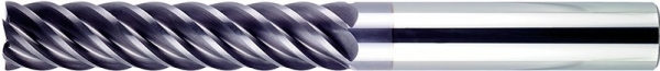 VHM Mehrschneider extra lang Z6-8, 45&deg;, SF, TiAlN, HA-Schaft