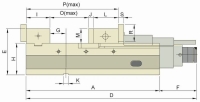 Pr&auml;zisionsschraubstock mechanisch mit Spannkraftverst&auml;rker, AVQ-125 G HV