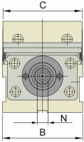 Pr&auml;zisionsschraubstock mechanisch mit Spannkraftverst&auml;rker, AVQ-125 G HV
