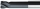 VAN HOORN VHM-Torusfr&auml;ser VHTF4, &Oslash; 3,0 - 16,0 mm, Z4, 30&deg;,  TiAlN, HA-Schaft