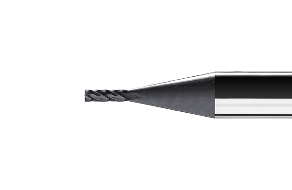VAN HOORN VHM-Fr&auml;ser VHMS4, &Oslash; 0,2 - 3,0 mm, Z4, 30&deg;,  TiAlN, HA-Schaft &Oslash; 6 mm