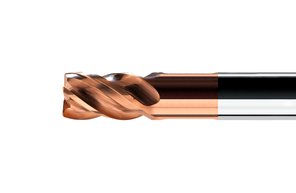 VAN HOORN  VHM-Torusfr&auml;ser VHVTR4, &Oslash; 3,0 - 25,0 mm, Z4, Schaft freigestellt, TiAlN-Gold, kurze Ausf&uuml;hrung, HA-Schaft