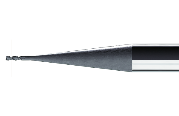 VAN HOORN  Graphit-Torusfr&auml;ser VHMG, &Oslash; 0,3 - 1,50 mm, Z2, 40&deg;, Diamantbeschichtet, HA-Schaft