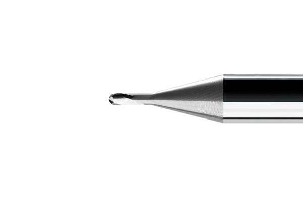 VAN HOORN  VHM-Kugelfr&auml;ser VHMAK, &Oslash; 0,3 - 3,0 mm, Z2, 20&deg;, blank, HA-Schaft
