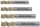 VHM HPC Schaftfr&auml;ser Set 6,0 - 12,0 mm, Typ AL, Z3, 44&deg;, EF,