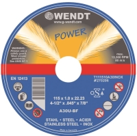 Trennscheiben "Edelstahl" Typ T1/T2 Power