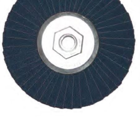 Faltscheiben mit Zirkonkorund Typ FS, &Oslash; 115 mm, Aufnahme M14