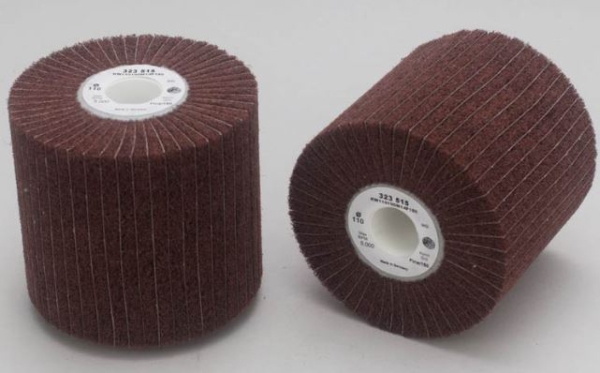 Kombinierte Vlieslamellenwalzen Typ KW mit Normalkorund, &Oslash;100x120x12 mm