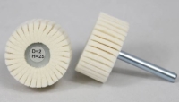 Filzlamellenpolierer Typ FF, &Oslash;30x10x6 mm