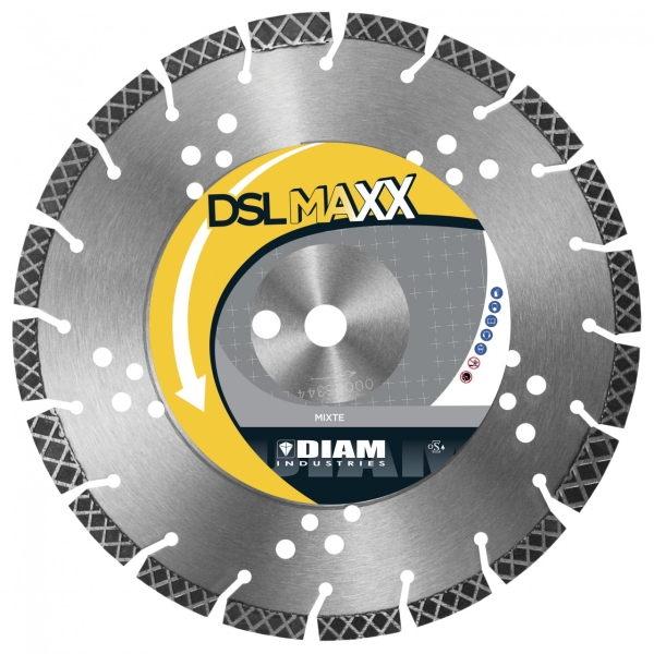 DIAM Diamanttrennscheiben - MULTIMATERIAL Beton, Asphalt, Granit, Hohlstahl oder Stahl mit geringer Dicke