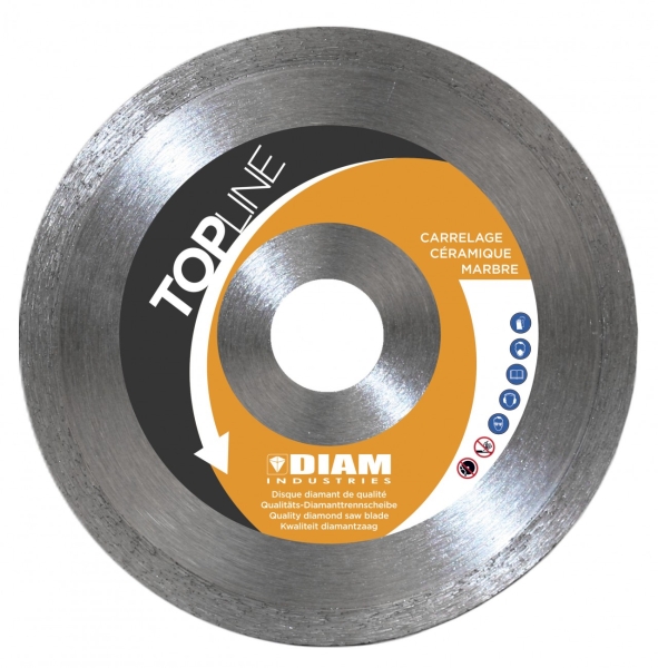 DIAM Diamanttrennscheiben - FLIESEN - KERAMIK - Steingut, Trockenschnitt - H 7 mm