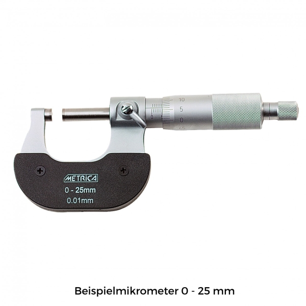 B&uuml;gelmessschraube 75-100 mm, Ablesung 0,01 mm, DIN 863, in ABS-Etui