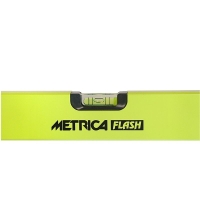METRICA Flash Wasserwaage 100 cm, 2 Libellen, 0,50 mm/m