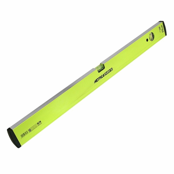 METRICA Flash XL Wasserwaage 180 cm, 2 Libellen, 0,30 mm/m