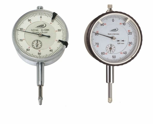 Messuhren DIN 878, Messspanne 10 mm, Au&szlig;enring-&Oslash; 58 mm